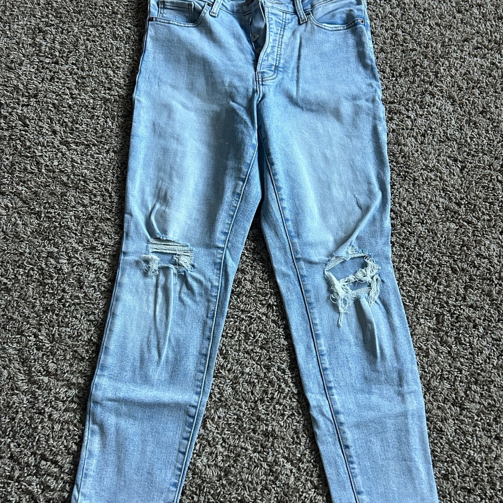 Old Navy High Rise Distressed Jeans